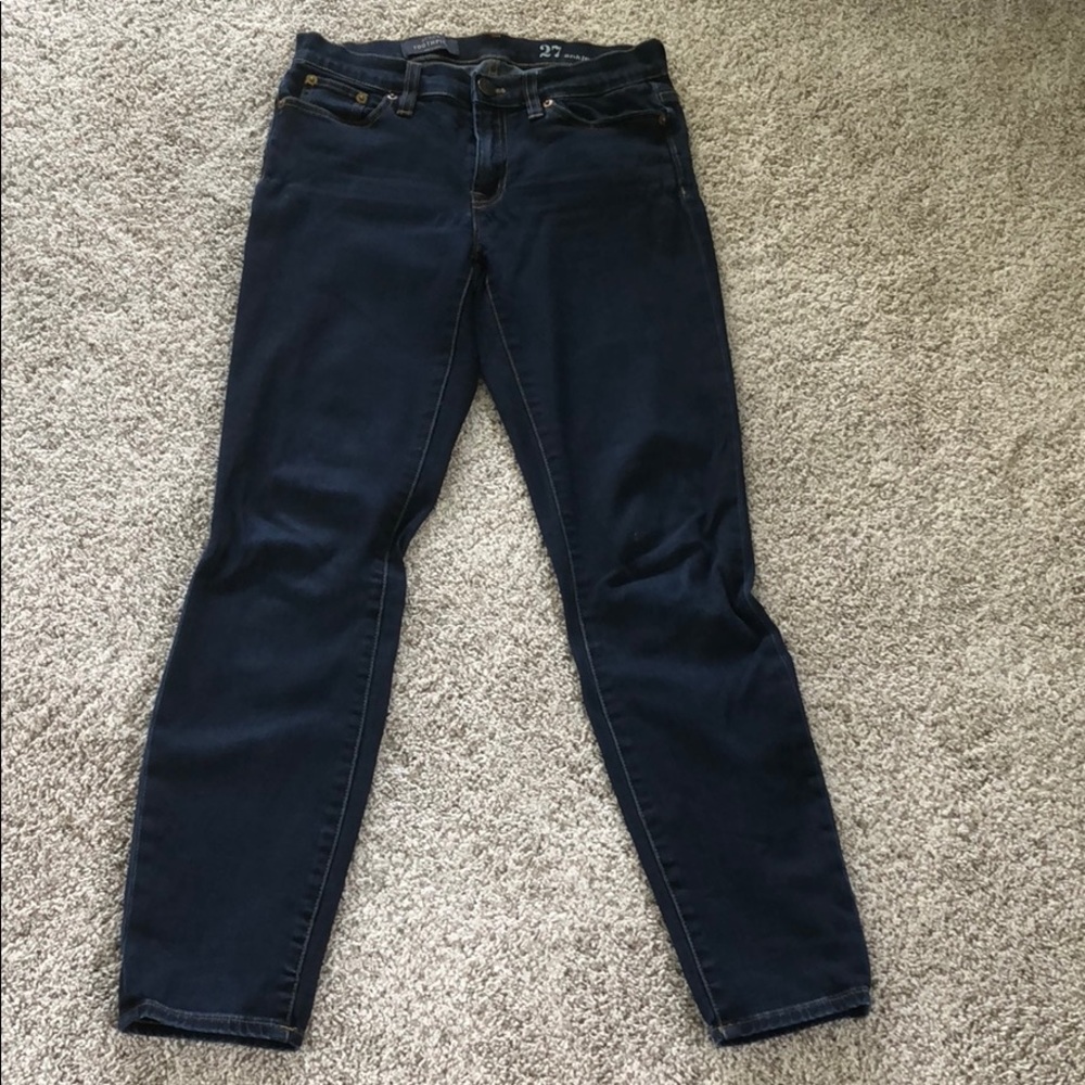 Toothpick jeans dark blue from Jcrew